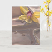 東洋のムーサの挨拶状 カード (黄色い花)