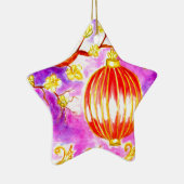 東洋のランタンの芸術 セラミックオーナメント (右)