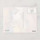 東洋のレデ中国のィー・鮮やかポートレート ポストカード (裏面)