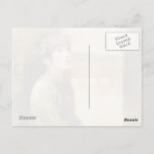 東洋のレデ中国のィー・鮮やかポートレート ポストカード (裏面)