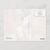 東洋のレデ中国のィー・鮮やかポートレート ポストカード (裏面)