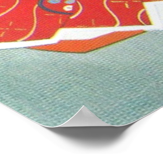 東洋の出生の場面、メアリーとイエス。 ポスター (角)