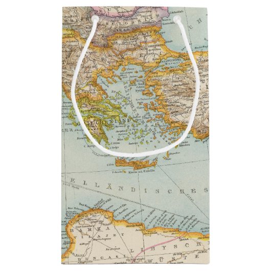 東洋の地中海のな地図 スモールペーパーバッグ (裏面)