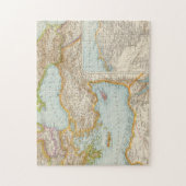 東洋の地中海の地図 ジグソーパズル (縦)