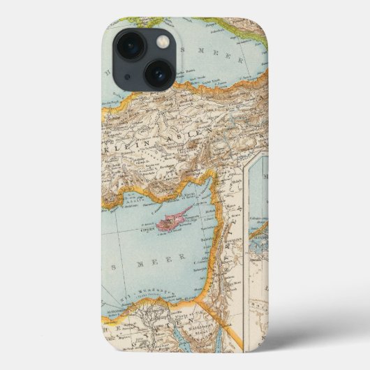 東洋の地中海の地図 Case-Mate iPhoneケース (裏面)