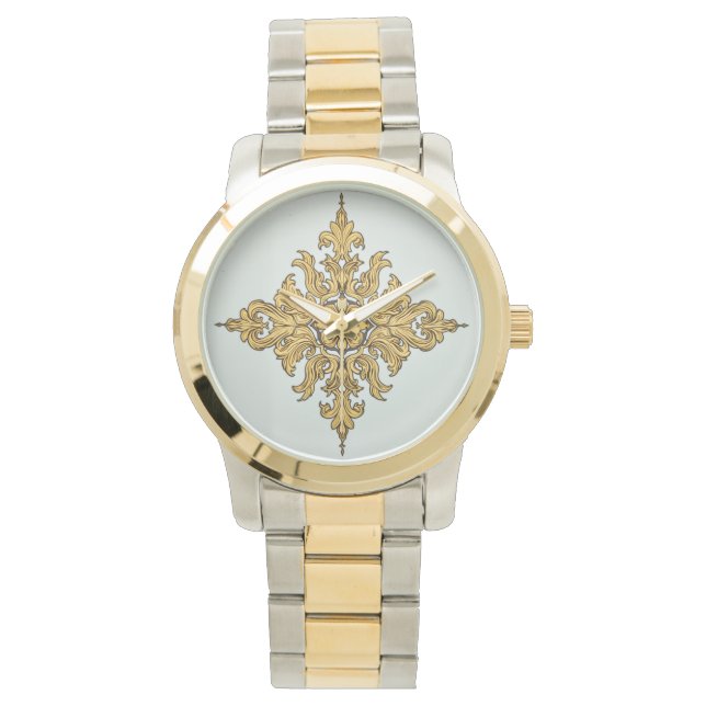 東洋の帝国式の紋章の時計 腕時計 (正面)