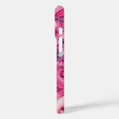 東洋の抽象芸術を表す芸者ピンクの花 Case-Mate iPhoneケース (裏面 / 左)