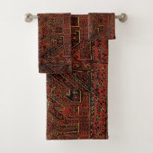 東洋の敷物-幾何学的な種族パターン バスタオルセット (インサイチュ)