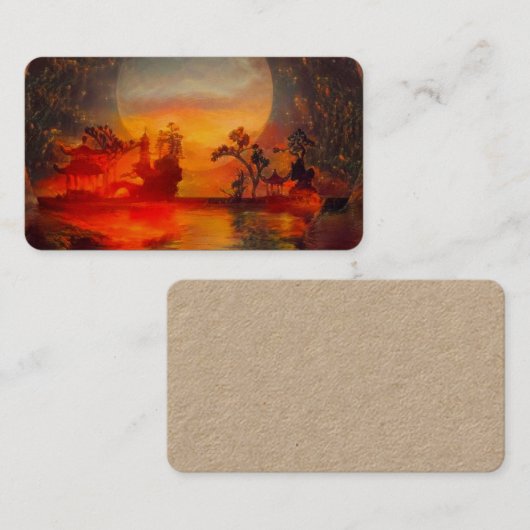 東洋の景色 名刺 (正面/裏面)