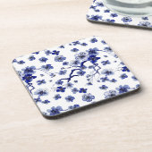東洋の桜の枝パターン コースター (左側)