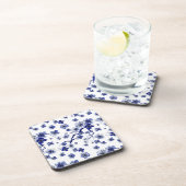 東洋の桜の枝パターン コースター (右側)