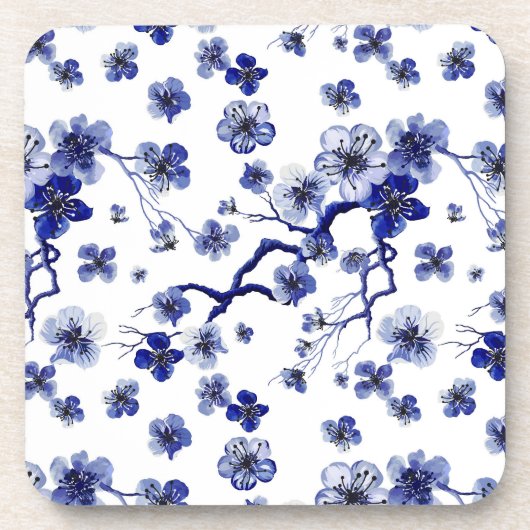 東洋の桜の枝パターン コースター (正面)