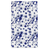 東洋の桜の枝パターン スモールペーパーバッグ (裏面)