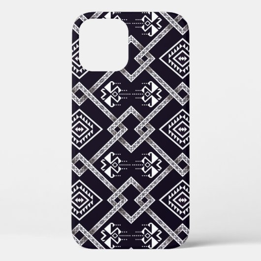 東洋の民族でシ伝統的ームレスバックグラウンド。 Case-Mate iPhoneケース (裏面)