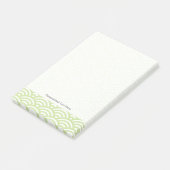 東洋の波の背景 ポストイット (アングル)