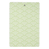 東洋の波の背景 ミニクリップボード (裏面)