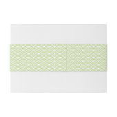 東洋の波の背景 招待状ベリーバンド (裏面例)