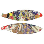 東洋の浮世絵ポートレート バスケットボール (パネル)