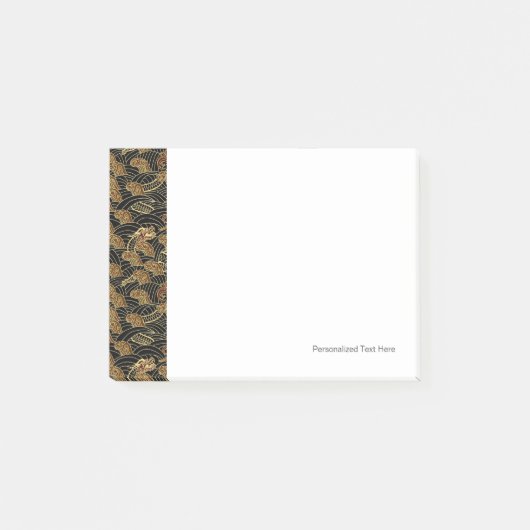 東洋の海のドラゴンパターン ポストイット (正面)