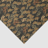 東洋の海のドラゴンパターン 薄葉紙 (詳細)