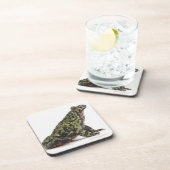 東洋の火によって膨らまされるヒキガエルの側面図 コースター (右側)