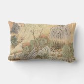 東洋の絵画の装飾用クッション ランバークッション (裏面)