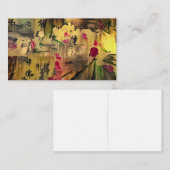 東洋の絵画。 日本様式 名刺 (正面/裏面)