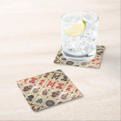 東洋の表現 スクエアペーパーコースター (インサイチュ)