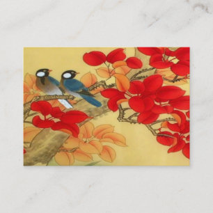 東洋の青い鳥および紅葉 名刺