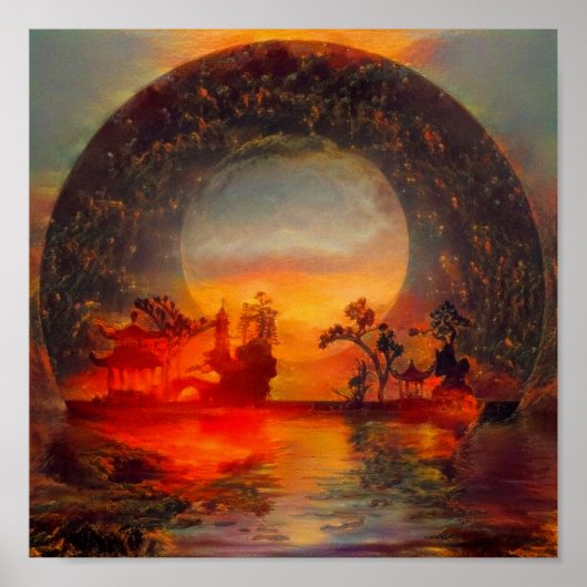 東洋の風景 ポスター (正面)