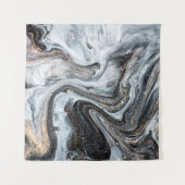 東洋の高級スタイル。金の渦 タペストリー (正面)