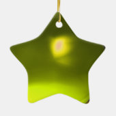 東洋の黄色いターバン星を持つ女性 セラミックオーナメント (裏面)