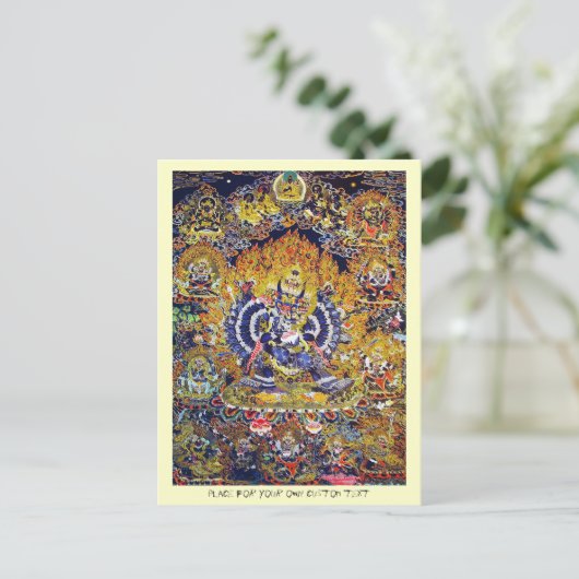 東洋カッコいいのタンカ山高の死の神タトゥー ポストカード (スタンド正面)