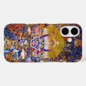 東洋カッコいいチベットのタンカ神のタトゥー鮮やか Case-Mate iPhoneケース (裏面 (横))