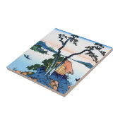 東洋クールの北斎富士眺望 タイル (側面)