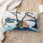 東洋クールの北斎富士眺望 ランバークッション (ブランケット)