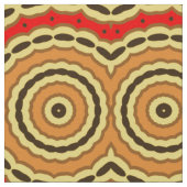 東洋スタイリッシュモザイク幾何学模様 ファブリック (クローズアップ)