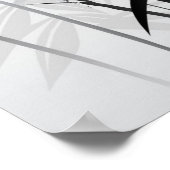 東洋スタイルのイラストレーション絵画 ポスター (角)