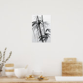 東洋スタイルのイラストレーション絵画 ポスター (キッチン)