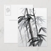 東洋スタイルのイラストレーション絵画 ポストカード (正面/裏面)