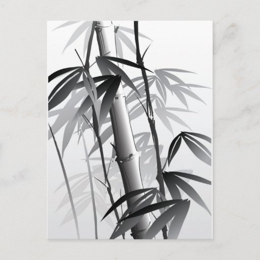 東洋スタイルのイラストレーション絵画 ポストカード (正面)