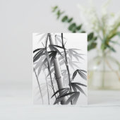 東洋スタイルのイラストレーション絵画 ポストカード (スタンド正面)