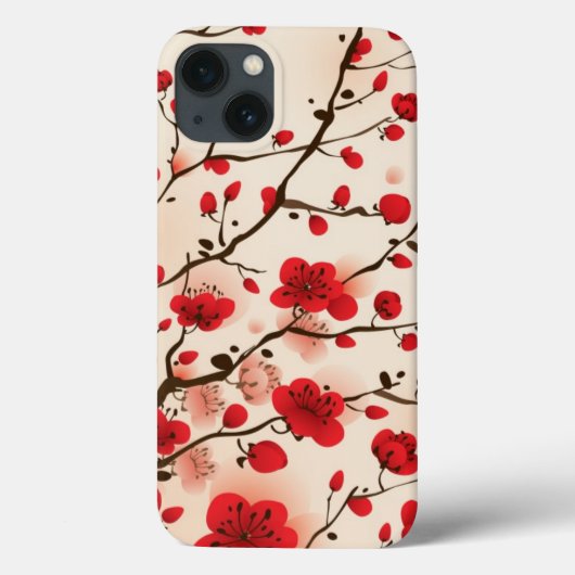 東洋スタイル絵画の春の梅 Case-Mate iPhoneケース (裏面)