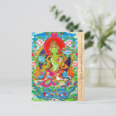 東洋チベカッコいいタルタンカ神タトゥーアート ポストカード (スタンド正面)