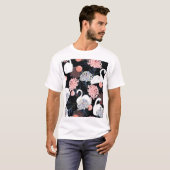 東洋咲き花白鳥 Tシャツ (正面フル)