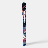 東洋抽象芸術芸者ピンク花波 Case-Mate iPhoneケース (裏面 / 左)