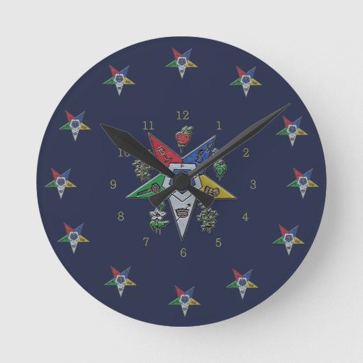 東洋星団 ラウンド壁時計 (正面)