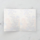 東洋水彩ヴィンテージ鮮やかフラワーアート カード (内部)