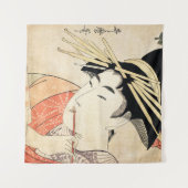 東洋浮世絵芸者舞妓ヴィンテージ芸 タペストリー (正面(横))