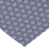 東洋海軍ブルーアサノハ日本パターン ショートテーブルランナー (コーナー)